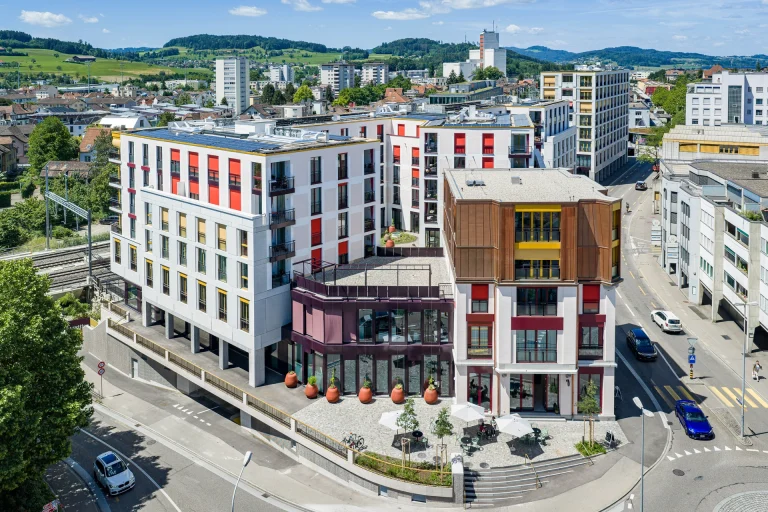 IT3 St. Gallen, Überbauung Perronimo Wil-Drohnenbilder